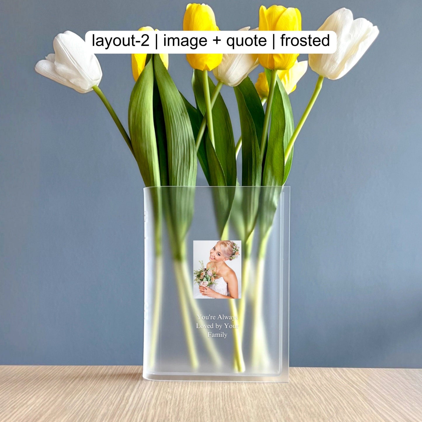 Customizable Photo Book Vase Made-To-Order Home Decor Keepsake Personalize Photo Gifts with Your Treasured Memories or Cherished Moment