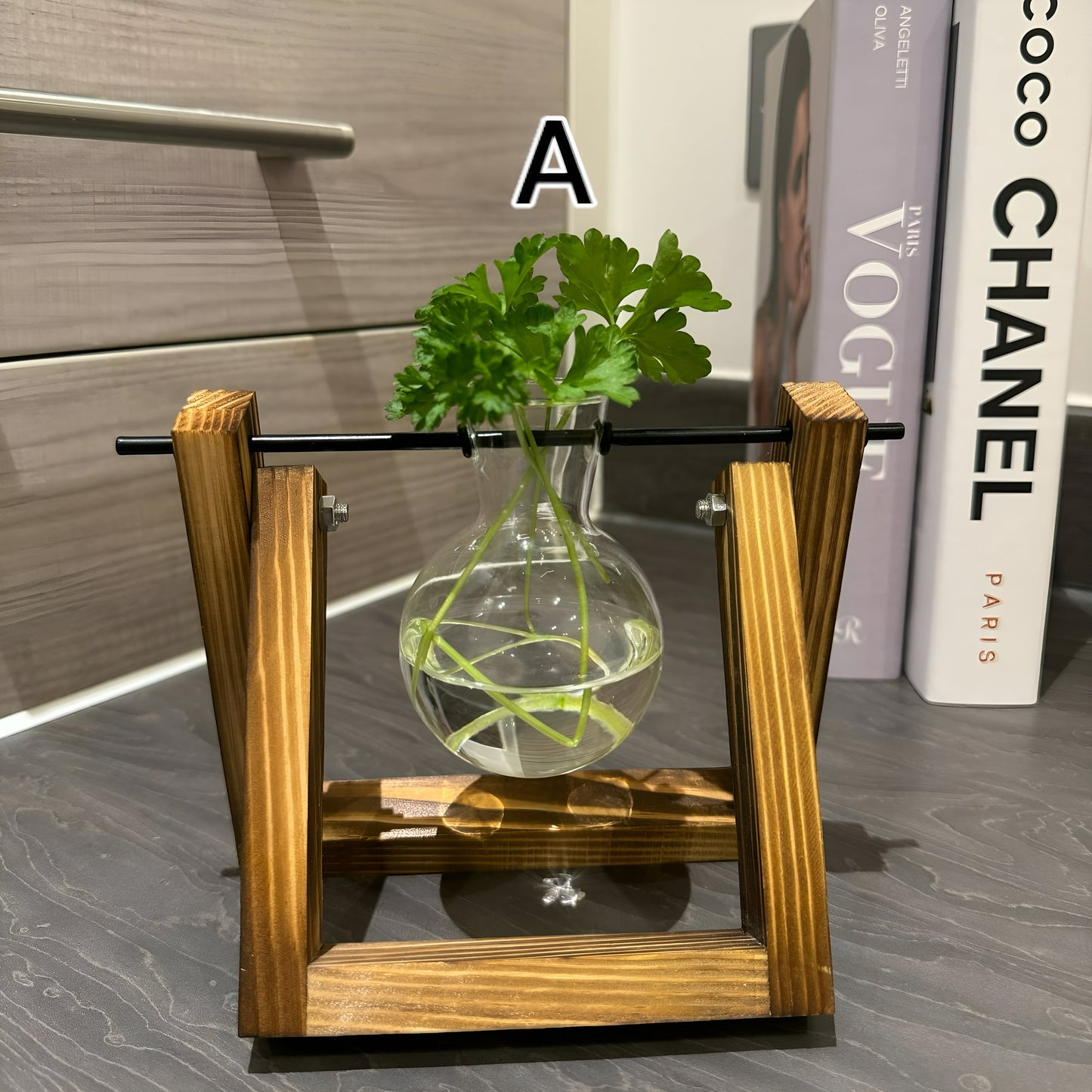 Hydroponic Plant Pot - Plant Propagation Station Hydroponic Gardening Indoor Plant Cuttings Desktop Terrarium Vase