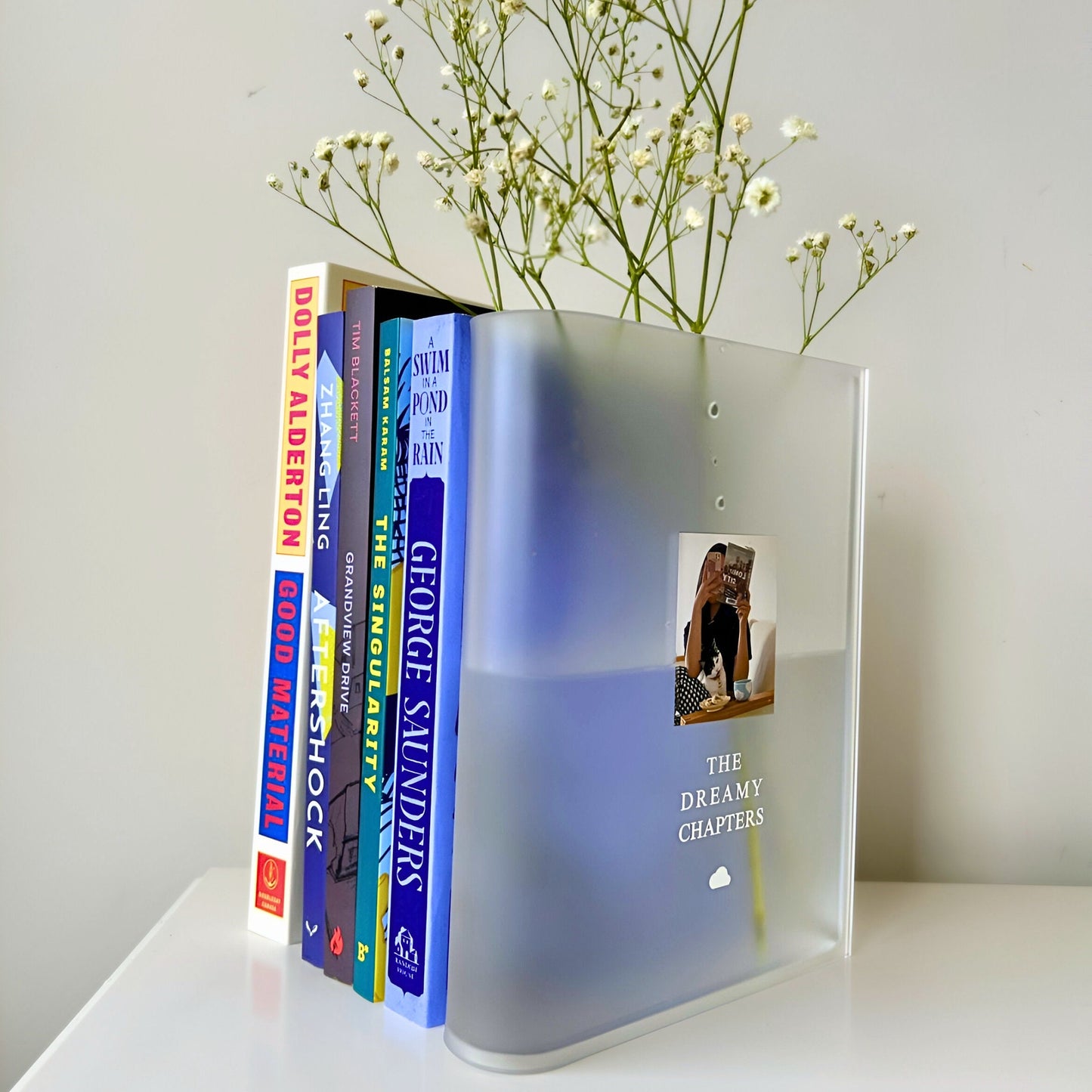 Customizable Photo Book Vase Made-To-Order Home Decor Keepsake Personalize Photo Gifts with Your Treasured Memories or Cherished Moment