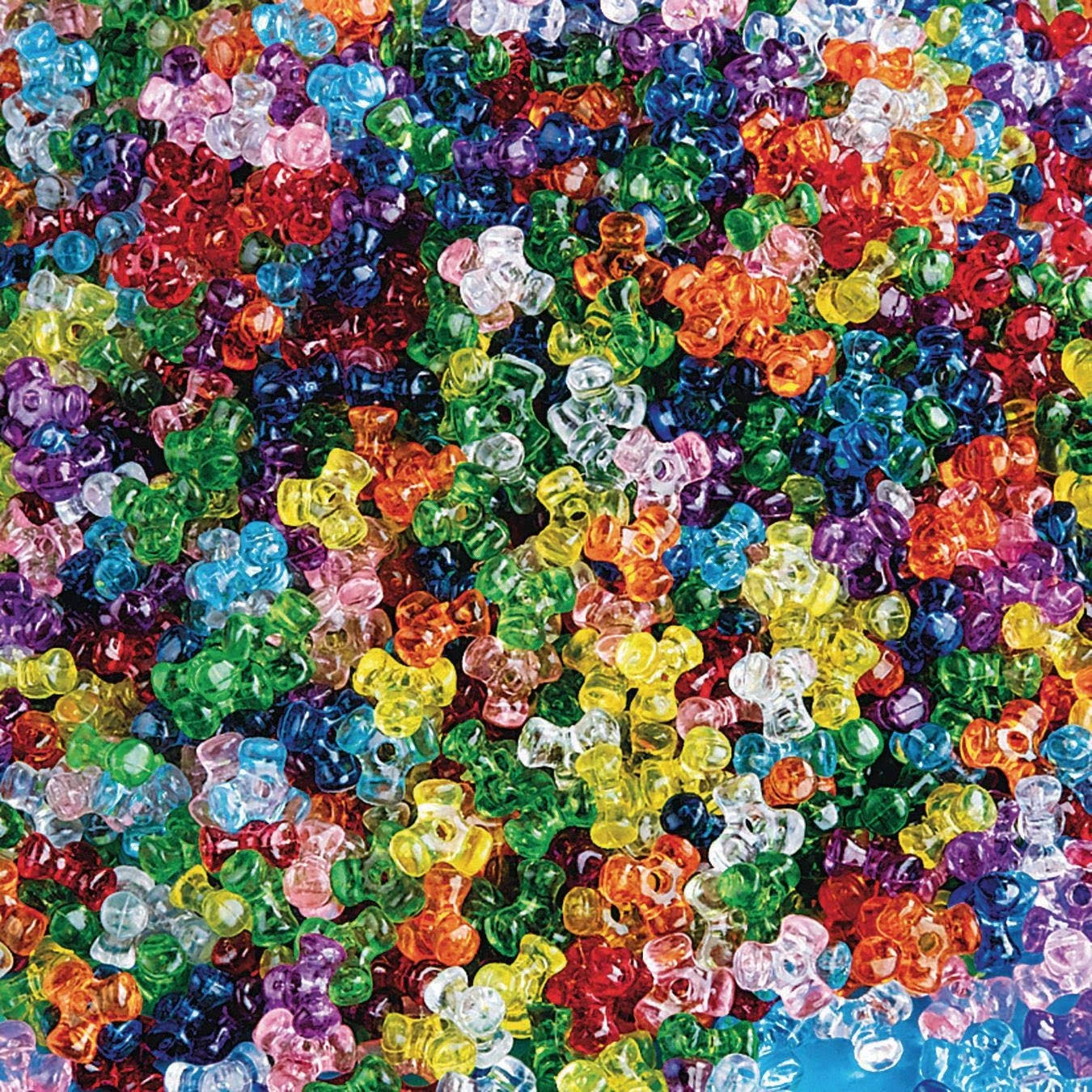 S&S Worldwide Transparent Plastic Tri-Beads