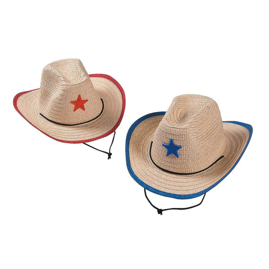 Childs Cowboy hat with Star western party hats for kids